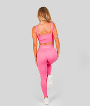Ribbed Seamless Set - Rose Pink - Saber Apparel