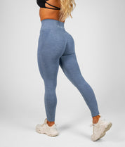 Reflex Scrunch Seamless Leggings - French Blue - Saber Apparel