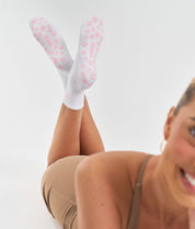 Pilates Grip Socks - Cherry Blossom - Saber Apparel