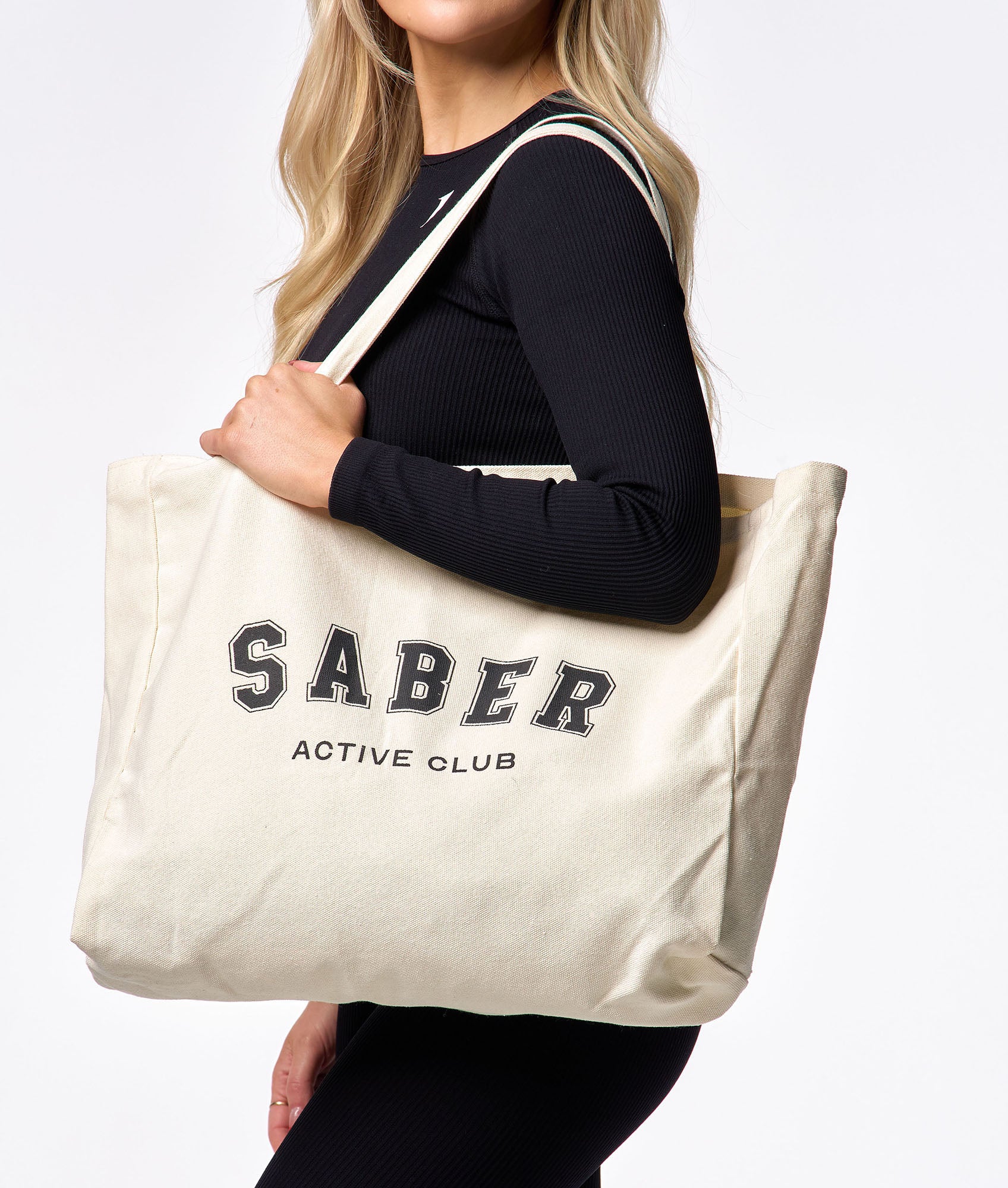 Saber Active Club Tote - Beige - Saber Apparel