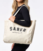 Saber Active Club Tote - Beige - Saber Apparel