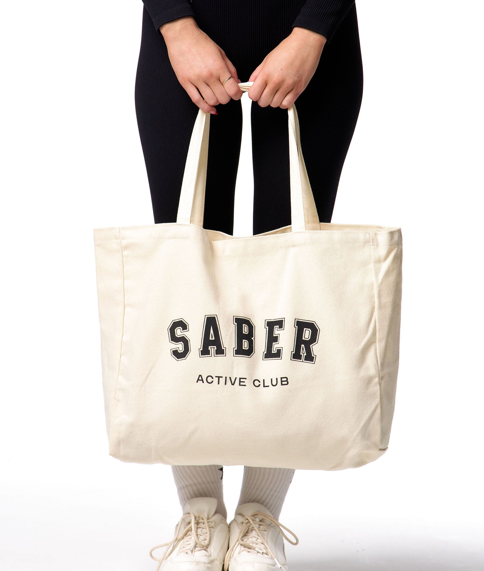 Saber Active Club Tote - Beige - Saber Apparel