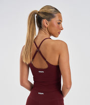 Synergy Align Singlet - Cherry Wine - Saber Apparel
