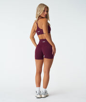 Synergy Shorts - Cherry Wine - Saber Apparel