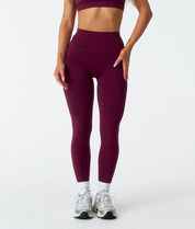 Synergy Leggings - Cherry Wine - Saber Apparel