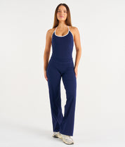Straight Leg Leggings - Navy - Saber Apparel