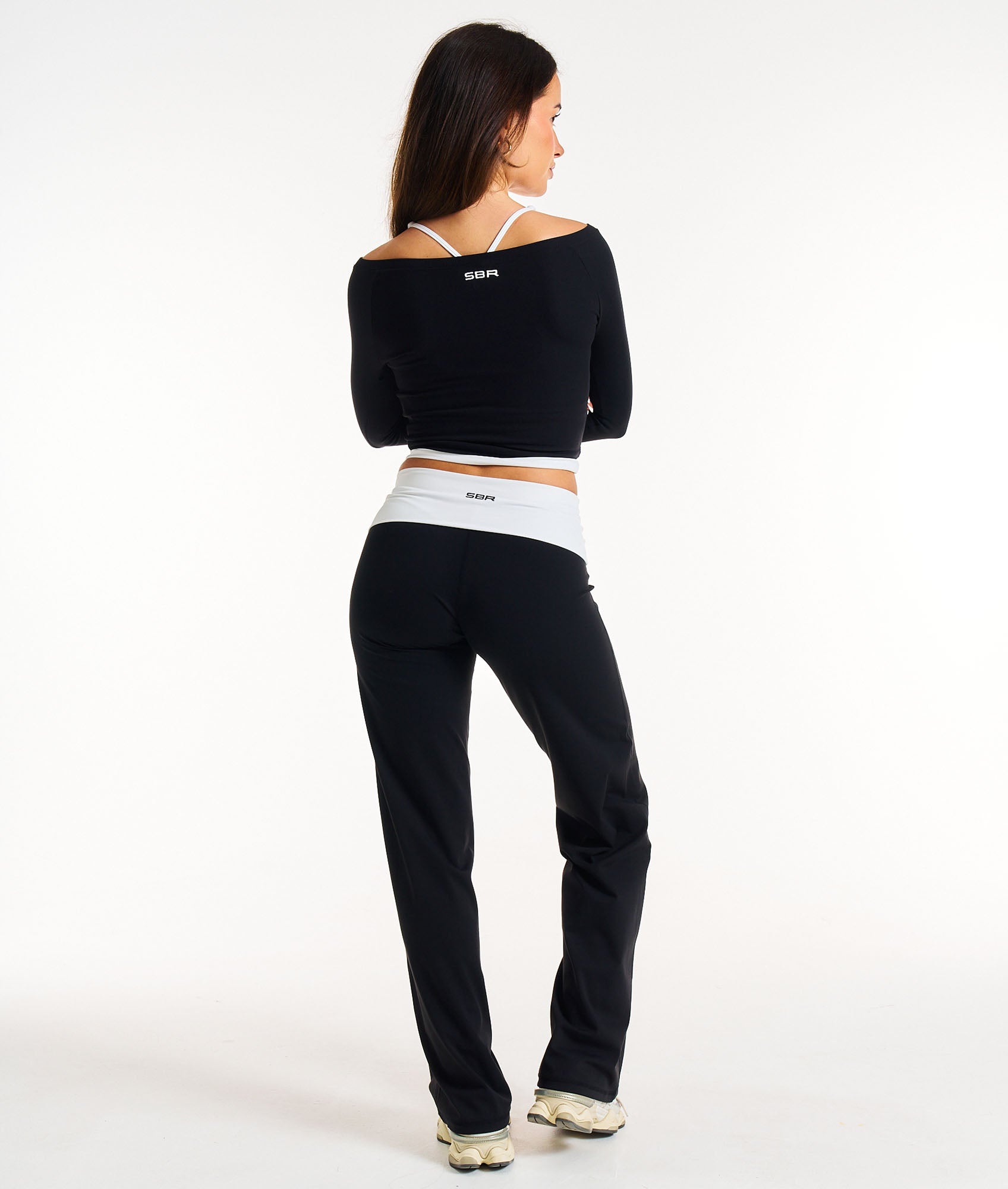 Off Duty Long Sleeve Top - Black