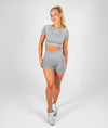 Reflex Crop - Light Grey - Saber Apparel