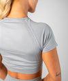 Reflex Crop - Light Grey - Saber Apparel