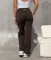 Straight Leg Leggings - Espresso