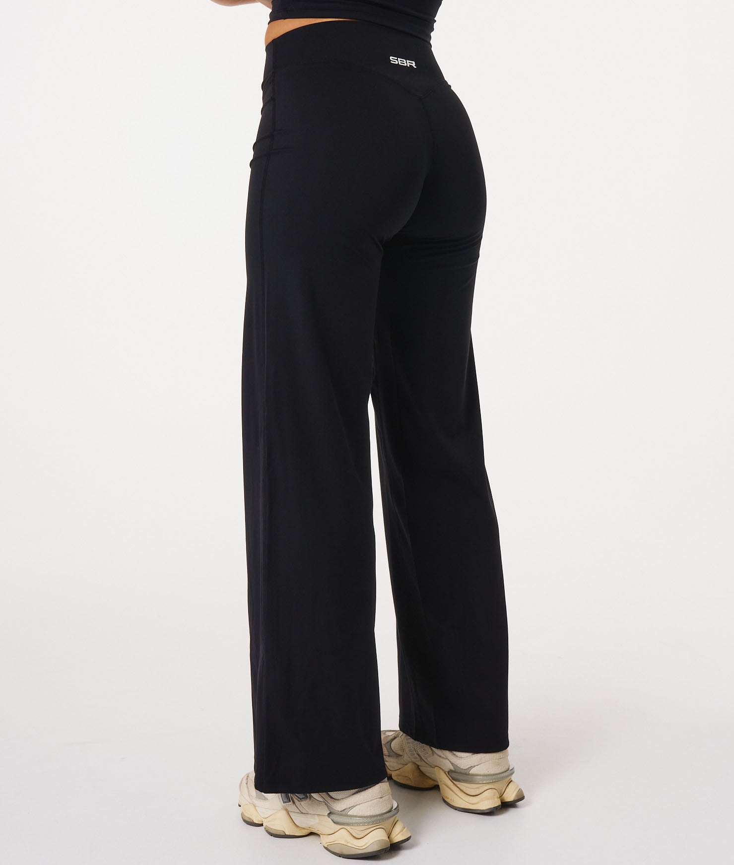 Straight Leg Leggings - Black