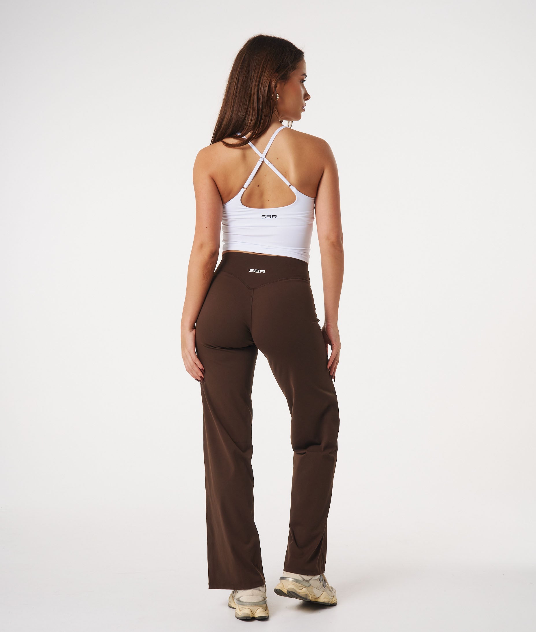 Straight Leg Leggings - Espresso