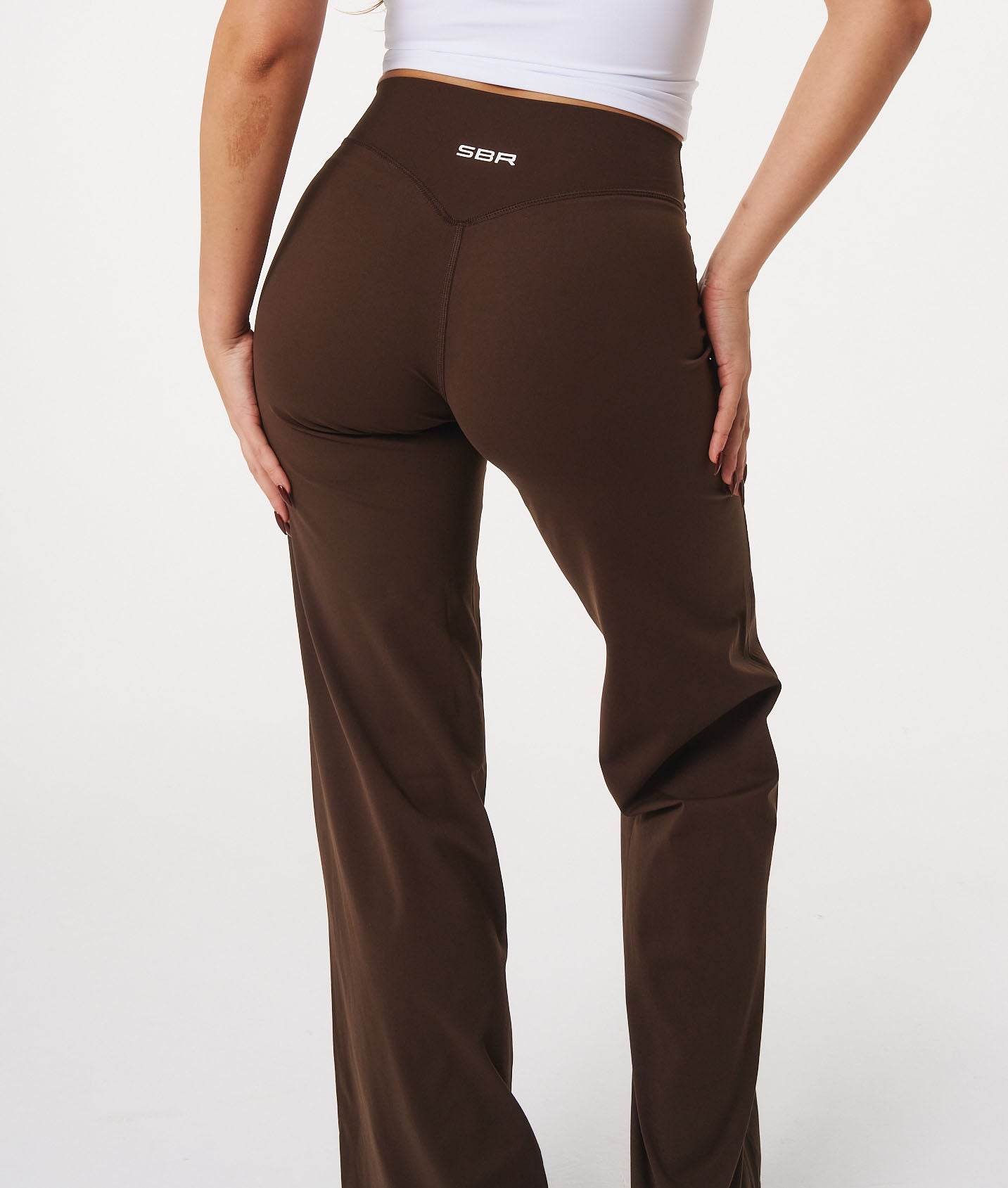 Straight Leg Leggings - Espresso