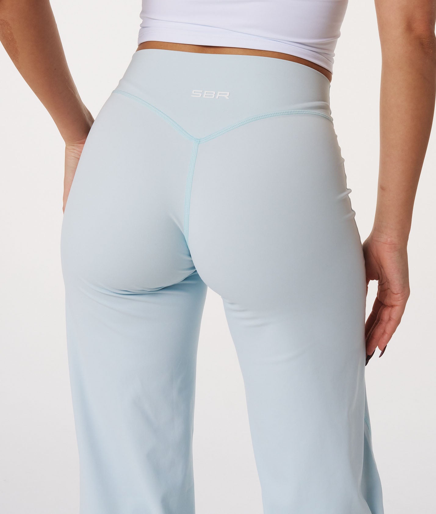 Straight Leg Leggings - Glacier Blue