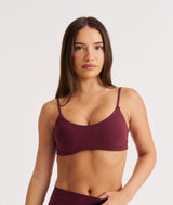 Synergy Base Bra - Cherry Wine
