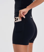 Synergy Pocket Shorts - Black - Saber Apparel