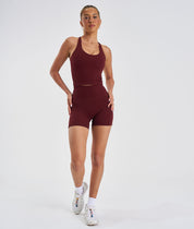 Synergy Align Singlet - Cherry Wine - Saber Apparel