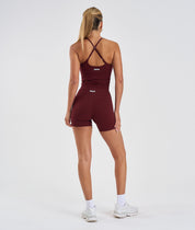 Synergy Pocket Shorts - Cherry Wine - Saber Apparel