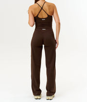Straight Leg Leggings - Espresso