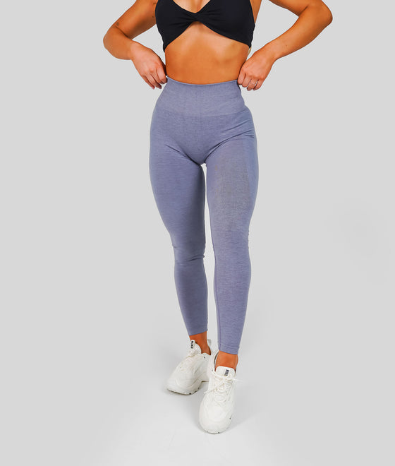 Reflex Seamless Scrunch Leggings - Periwinkle Blue - Saber Apparel