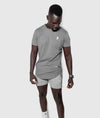 Retro Shorts - Light Grey - Saber Apparel