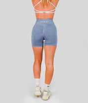 Reflex Seamless Scrunch Shorts - French Blue - Saber Apparel