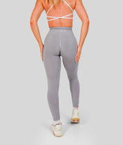 Reflex Seamless Scrunch Leggings - Cloud Grey - Saber Apparel