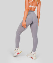 Reflex Seamless Scrunch Leggings - Cloud Grey - Saber Apparel
