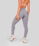 Reflex Seamless Scrunch Leggings - Light Grey