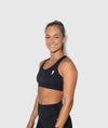 Signature Black Sports Bra - Saber Apparel