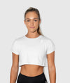 Artic Blue Crop Top - Saber Apparel