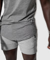 Retro Shorts - Light Grey - Saber Apparel
