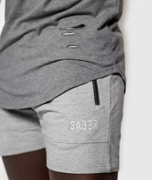  Retro Shorts - Light Grey - Saber Apparel