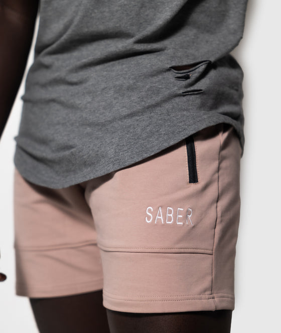 Retro Shorts - Light Khaki - Saber Apparel