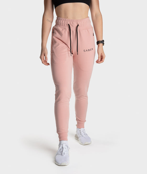 Peach Pink Liberty Joggers - Saber Apparel