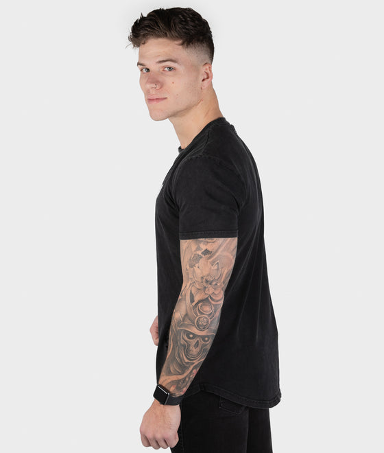 Acid Wash Distressed Street Tee - Saber Apparel