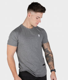  Light Grey Distressed Street Tee - Saber Apparel